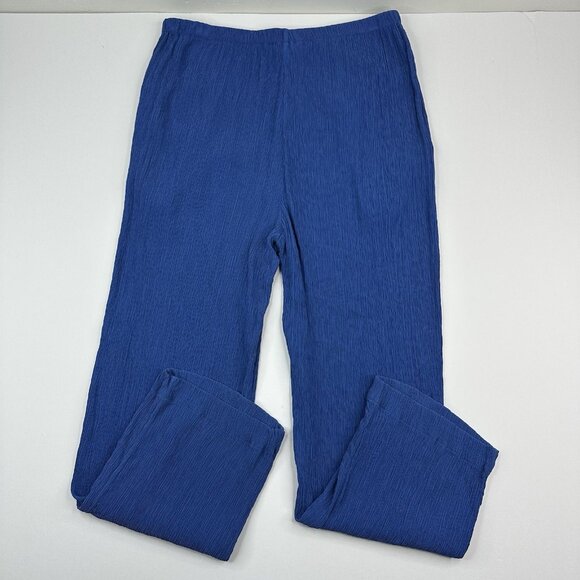 Everlane Women’s Deep Blue Naia Ripple Tapered Minimalist‎ Pant M/W30/L26 - Picture 4 of 10